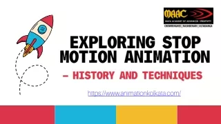 Stop Motion Animation – A Journey Through History and Techniques By Maac Animation Kolkata