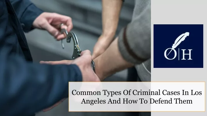 common types of criminal cases in los angeles