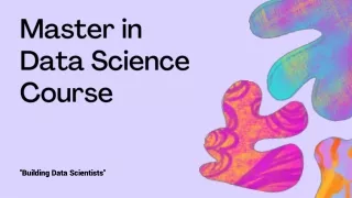 Master in Data Science Course