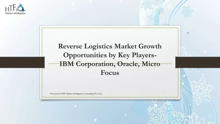 reverse logistics market growth opportunities