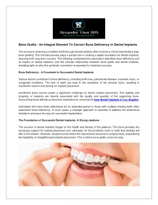 Best Implant Dentist located Los Angles