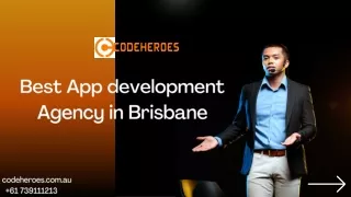 Best App development Agency in Brisbane