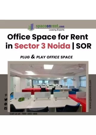 Office Space for Rent in Sector 3 Noida | Space on Rent
