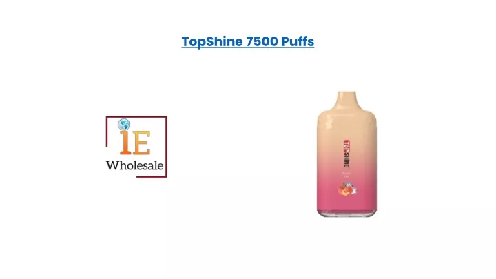 topshine 7500 puffs