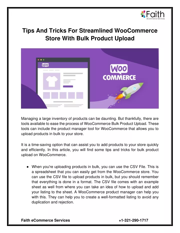 tips and tricks for streamlined woocommerce store