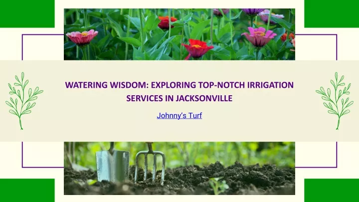 watering wisdom exploring top notch irrigation