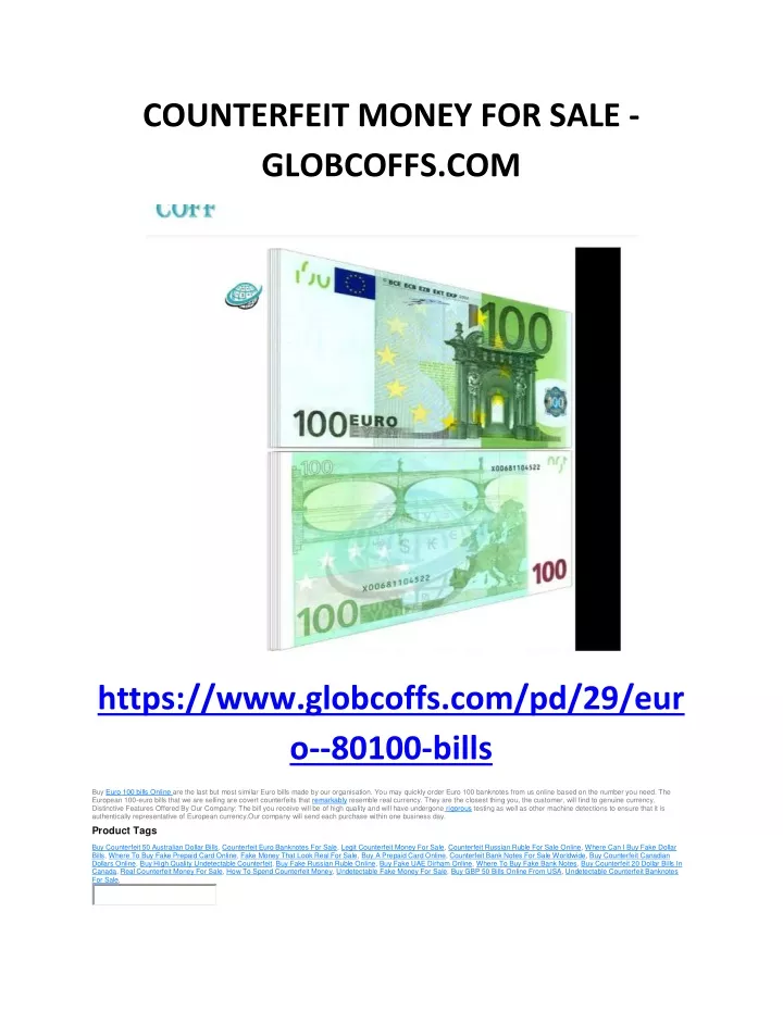 counterfeit money for sale globcoffs com