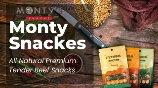 Looking for Meat Snacks Monty Snacks The Best Meat Snack Sticks