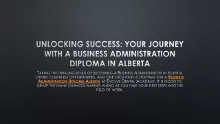 unlocking success your journey with a business administration diploma in alberta