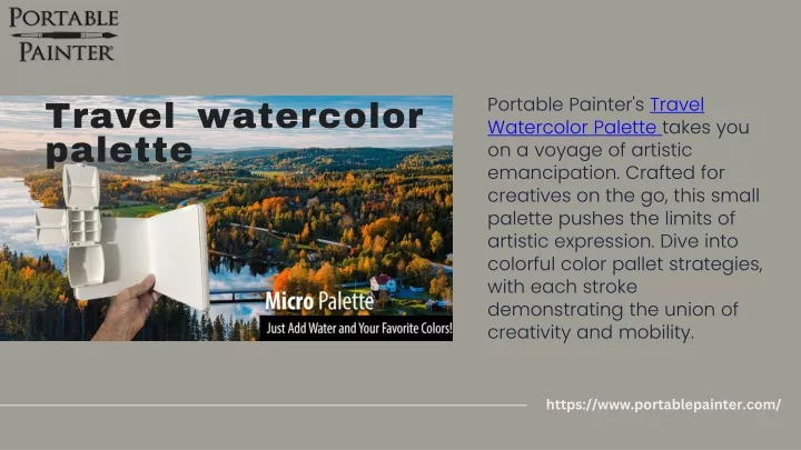 portable painter s travel watercolor palette