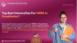 Best Universities For MBBS in Kazakhstan