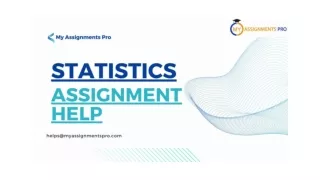 Statistics Assignment Help - Ace Your Assignments with Expert Guidance
