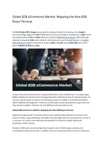 B2B eCommerce Market: Mapping the New B2B Buyer Persona - slide 1