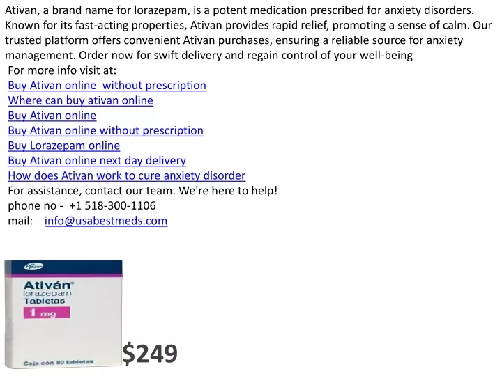 ativan a brand name for lorazepam is a potent