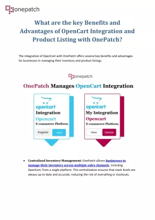 what are the key benefits and advantages