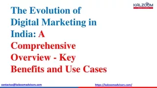 The Evolution of Digital Marketing in India - A Comprehensive Overview