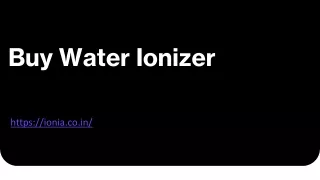 buy water ionizer