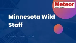 Minnesota Meteor - Dedication of the Minnesota Wild Staff