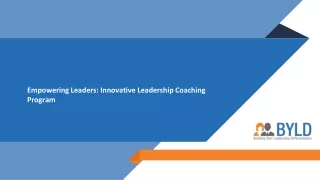 leadership coaching program