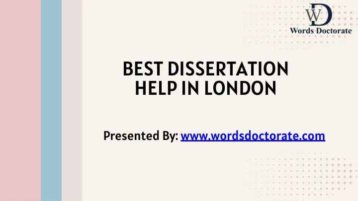 best dissertation help in london