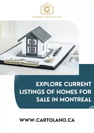 Explore Current Listings of Homes for Sale in Montreal