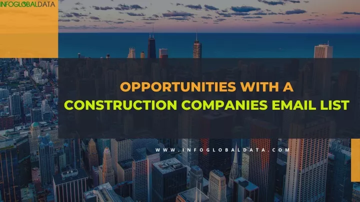 opportunities with a construction companies email