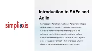 introduction to safe and agile