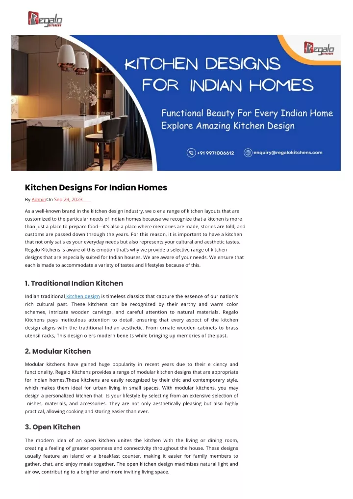 kitchen designs for indian homes