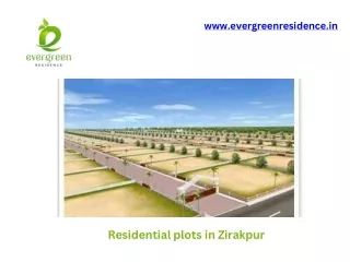 Residential plots in Zirakpur
