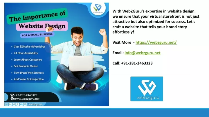 with webzguru s expertise in website design