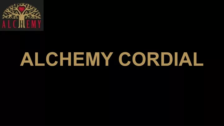 alchemy cordial