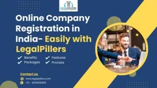 Get Online Company Registration In India - LegalPillar