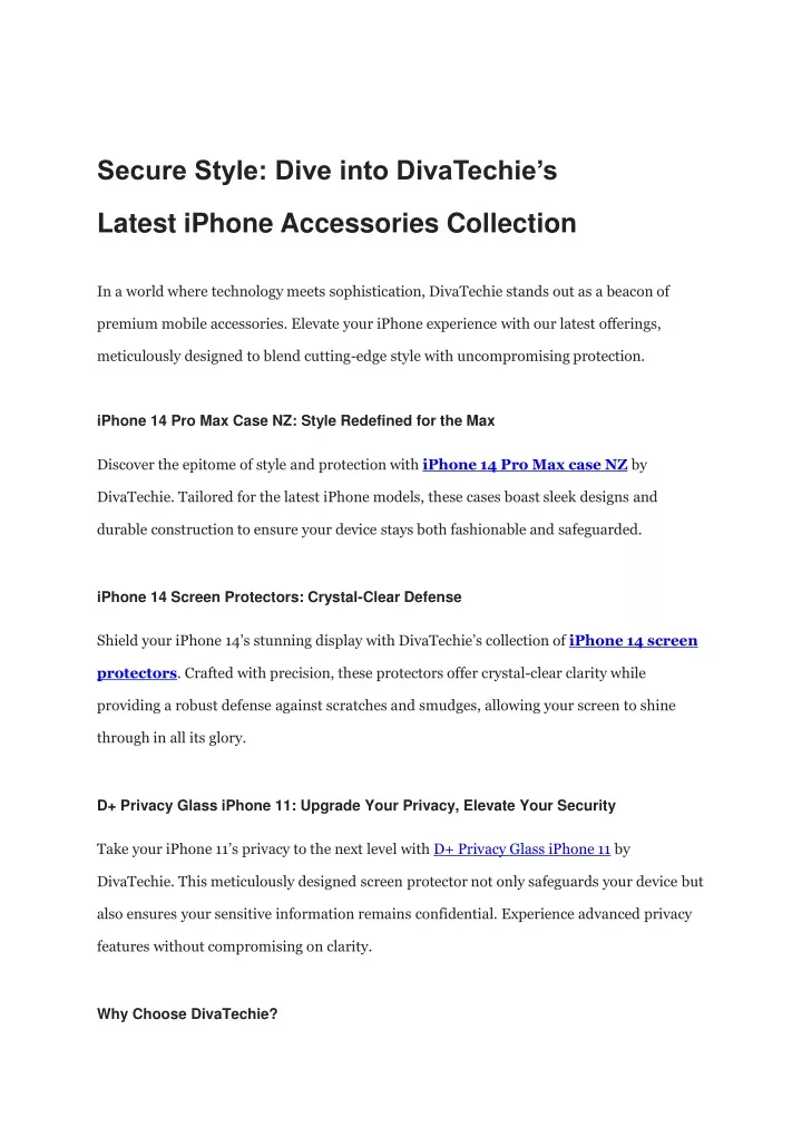 secure style dive into divatechie s latest iphone