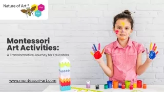 Montessori Art Activities - A Transformative Journey for Educators