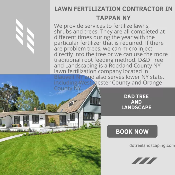 lawn fertilization contractor in tappan