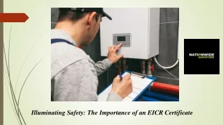 illuminating safety the importance of an eicr