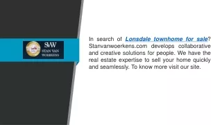 Lonsdale Townhome for Sale | Stanvanwoerkens.com