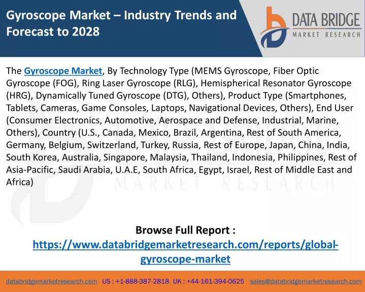 gyroscope market industry trends and forecast