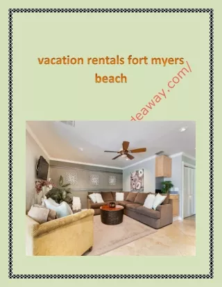 vacation rentals fort myers beach