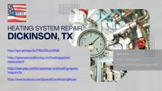 Heating System Repair Services Dickinson, TX