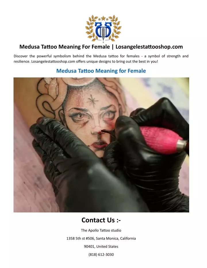 medusa tattoo meaning for female