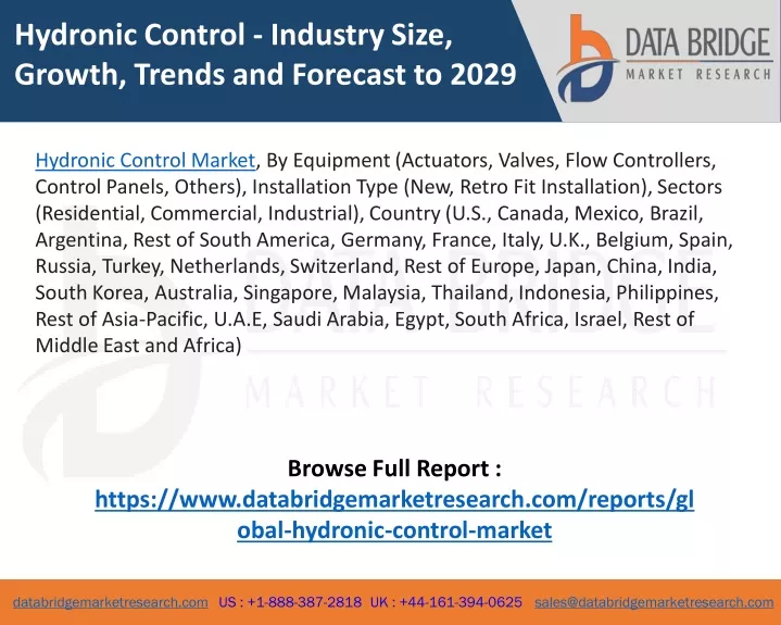 hydronic control industry size growth trends