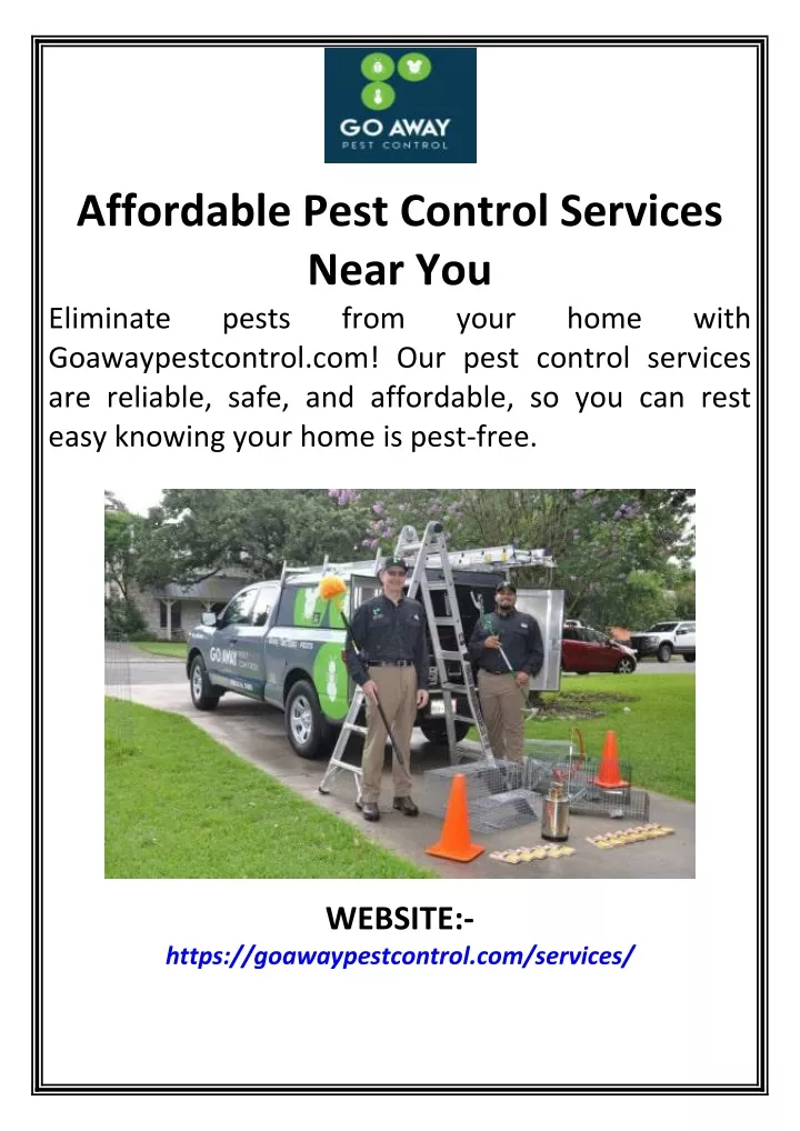 affordable pest control services near