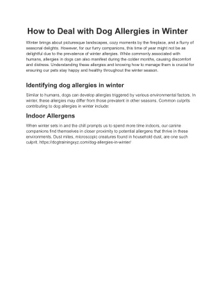 httpsdogtrainingxyz.comdog-allergies-in-winter