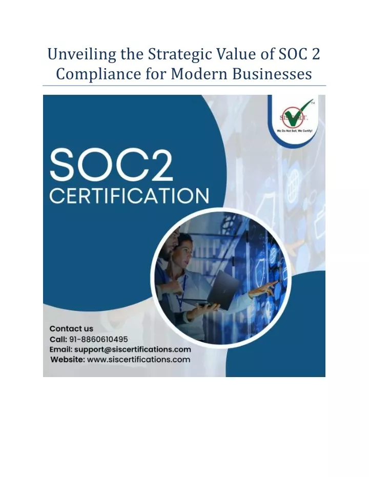 unveiling the strategic value of soc 2 compliance