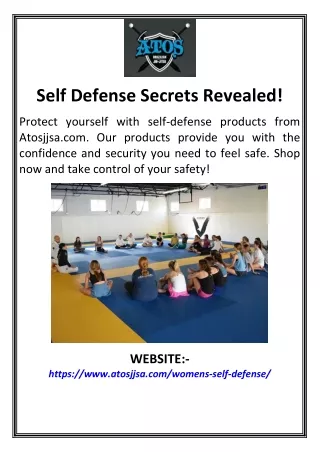 Self Defense Secrets Revealed!