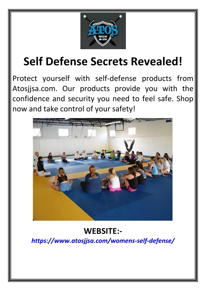 self defense secrets revealed