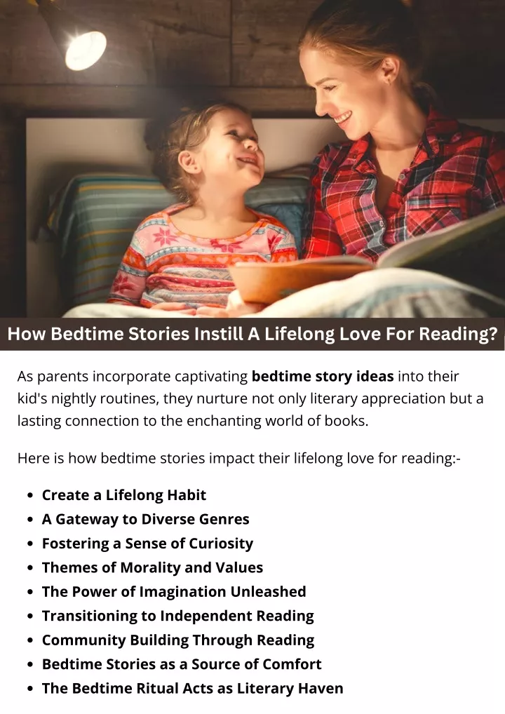 how bedtime stories instill a lifelong love
