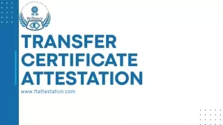 transfer certificate attestation