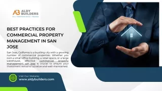 Best Practices for Commercial Property Management in San Jose